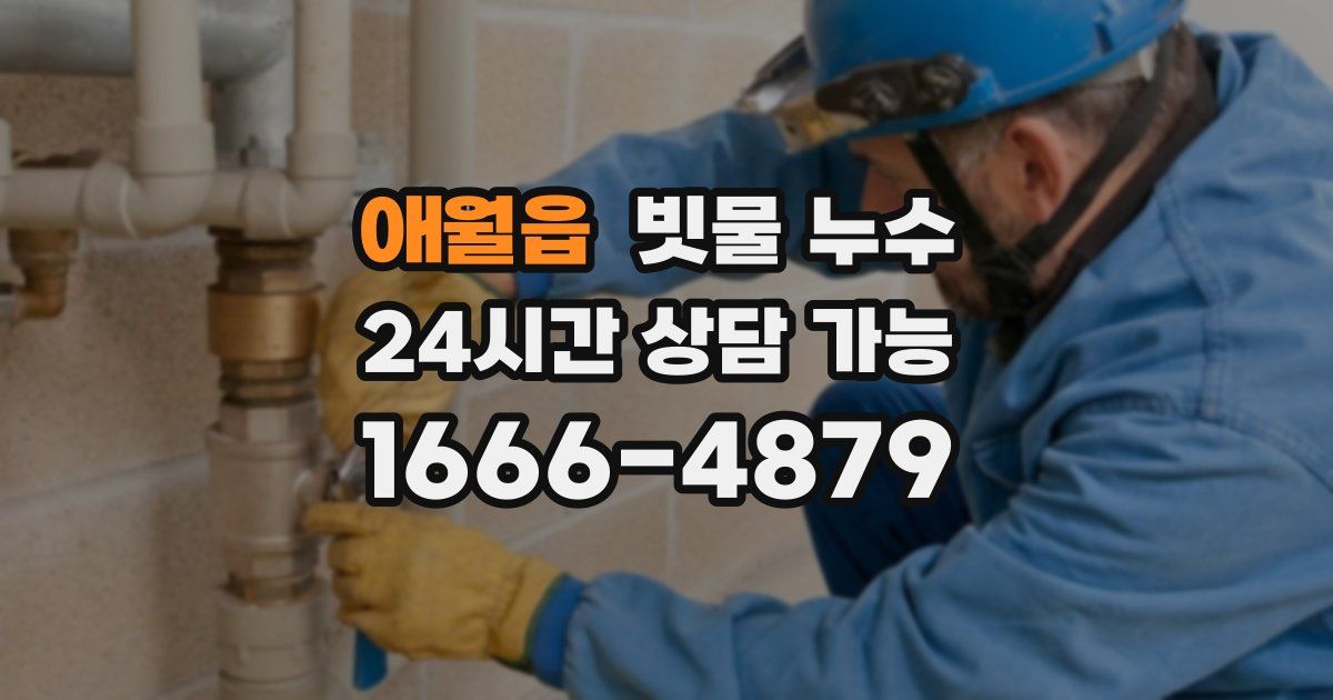 애월읍 빗물 누수