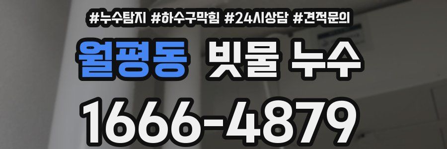 월평동 빗물 누수
