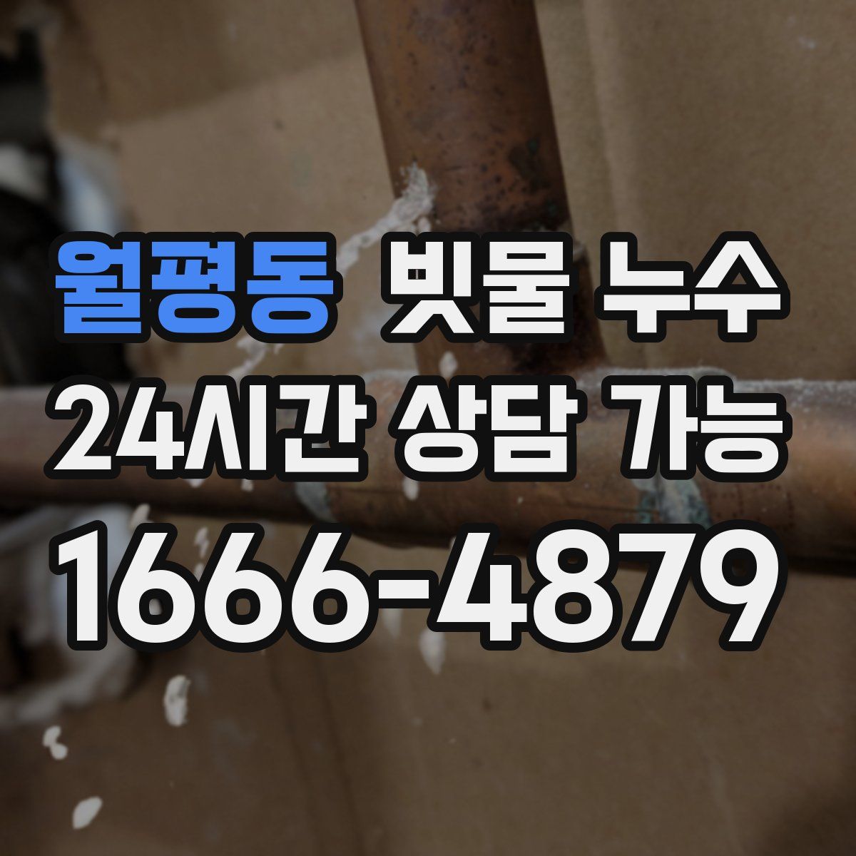 월평동 빗물 누수
