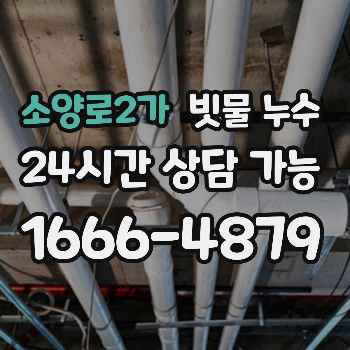 소양로2가 빗물 누수