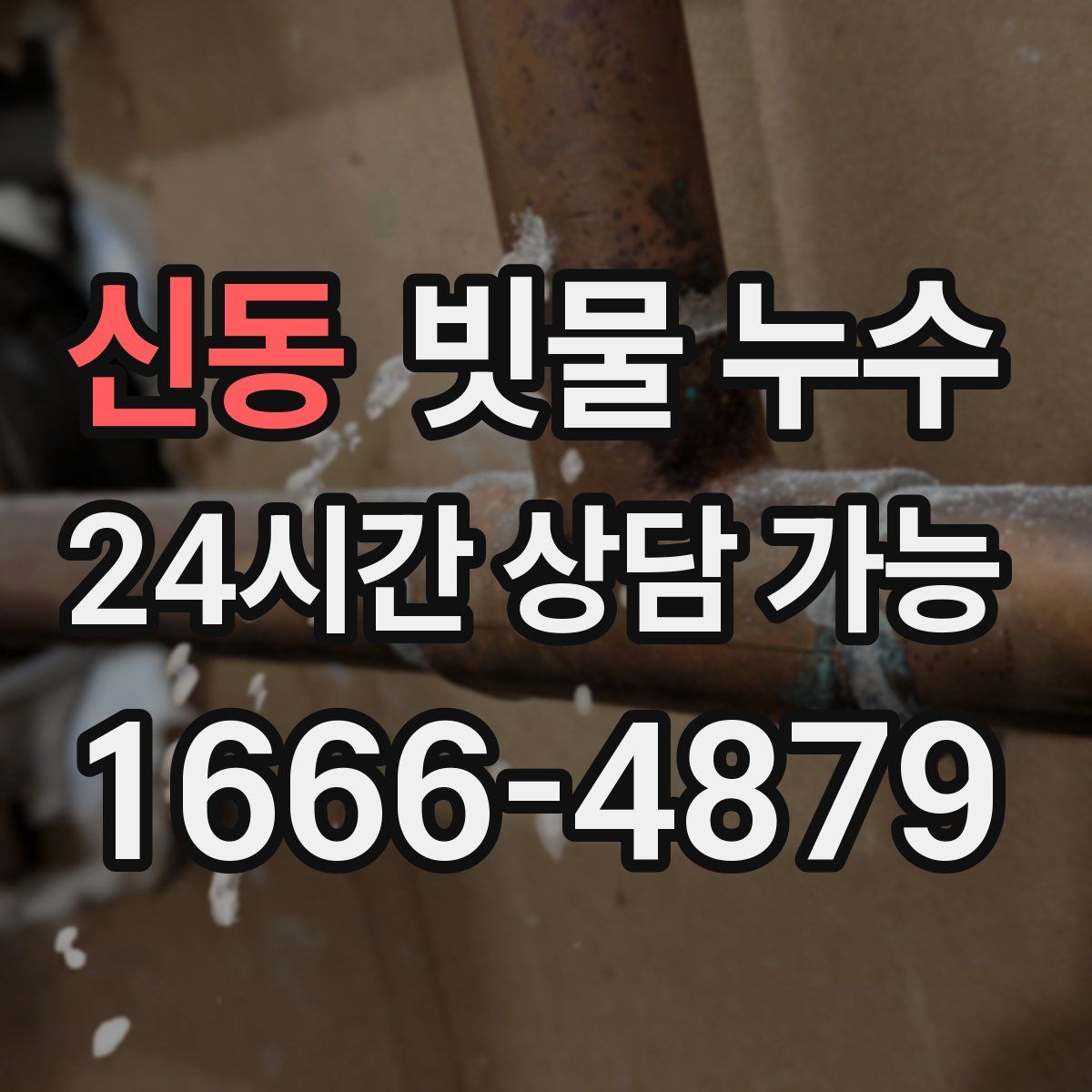 신동 빗물 누수