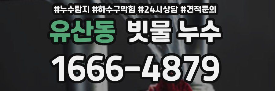 유산동 빗물 누수