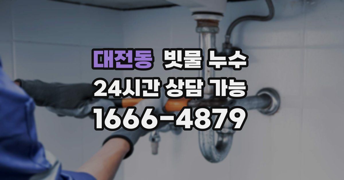 대전동 빗물 누수