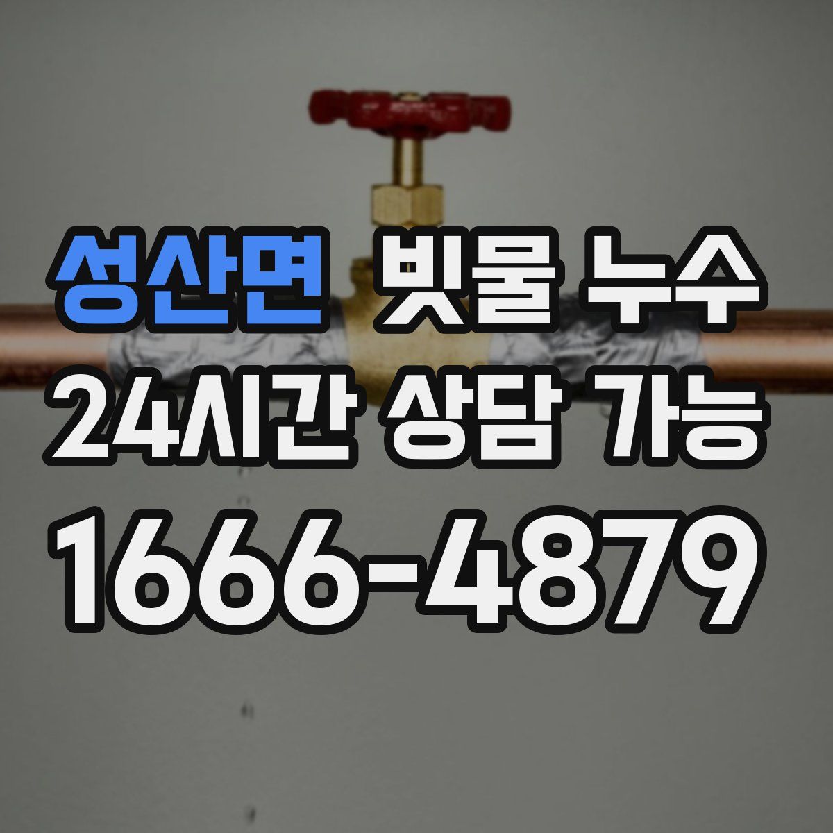 성산면 빗물 누수