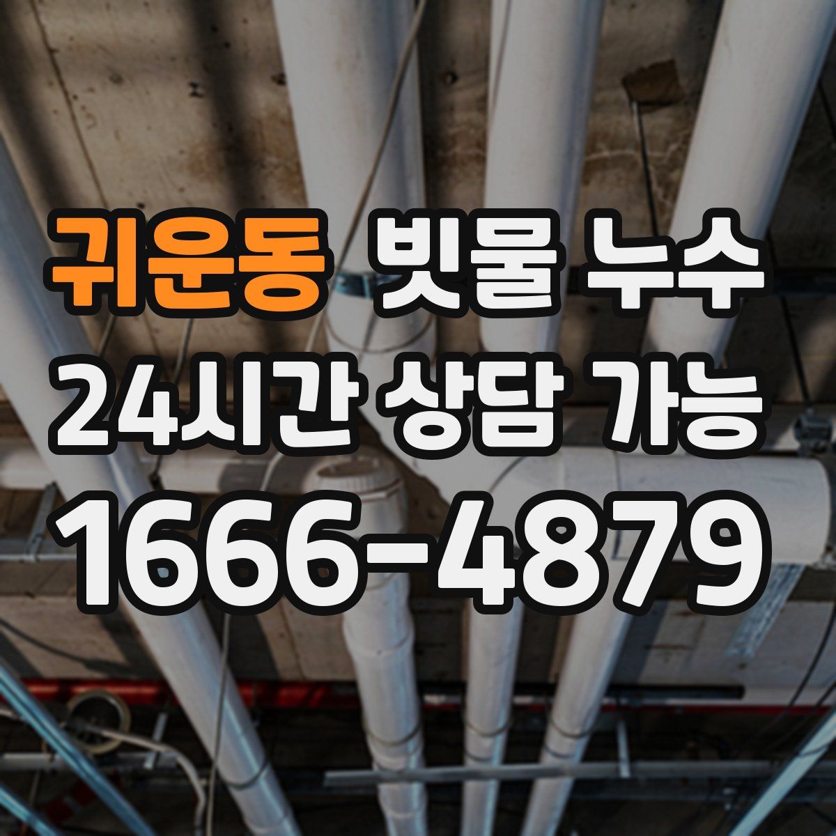귀운동 빗물 누수