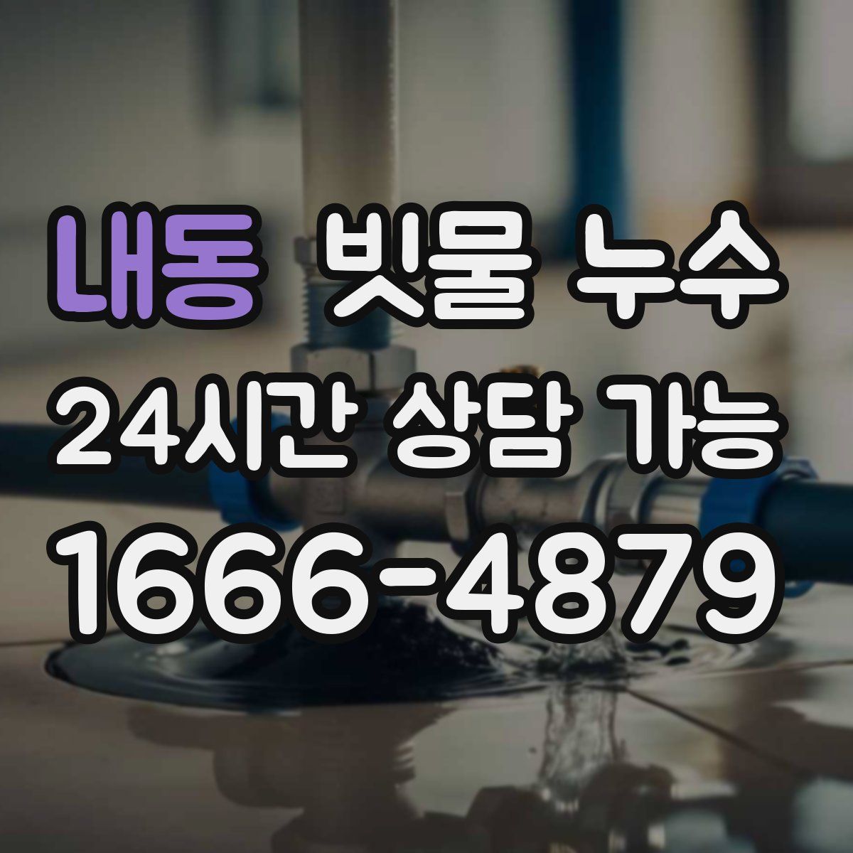 내동 빗물 누수
