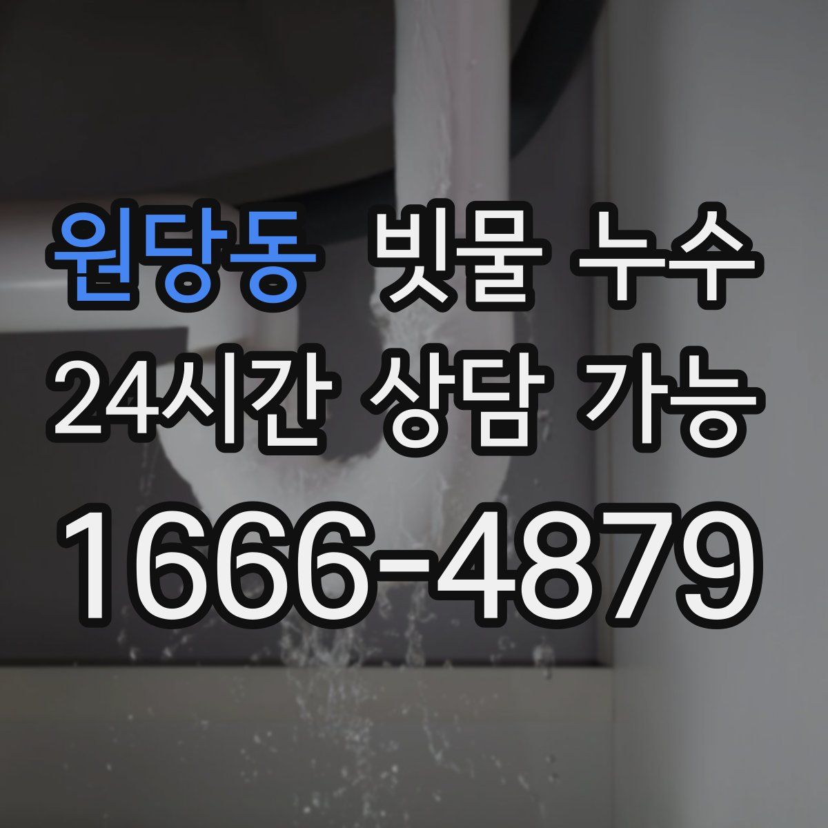 원당동 빗물 누수