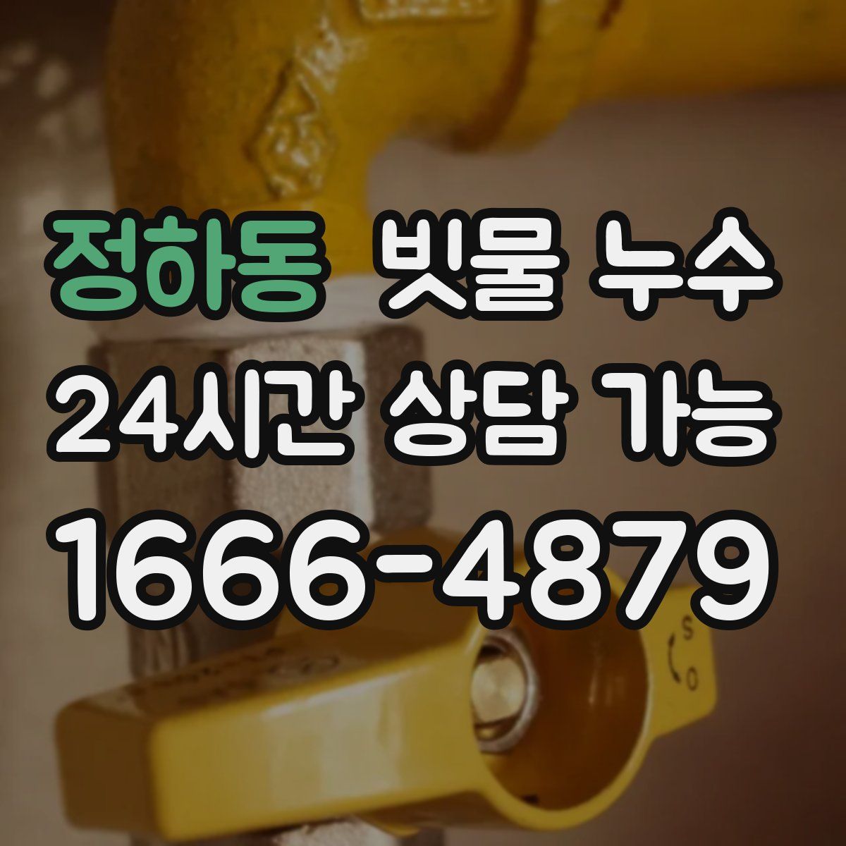 정하동 빗물 누수