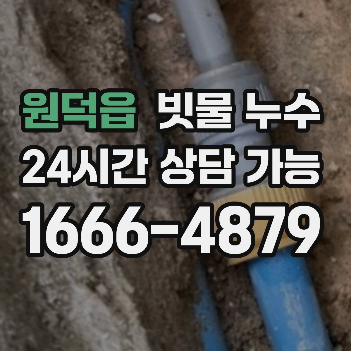 원덕읍 빗물 누수