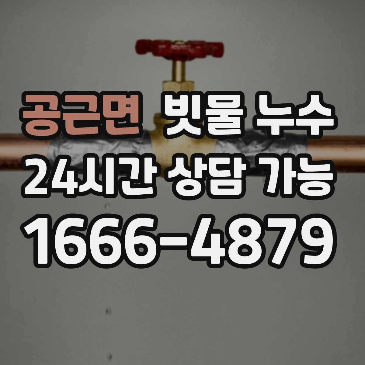 공근면 빗물 누수