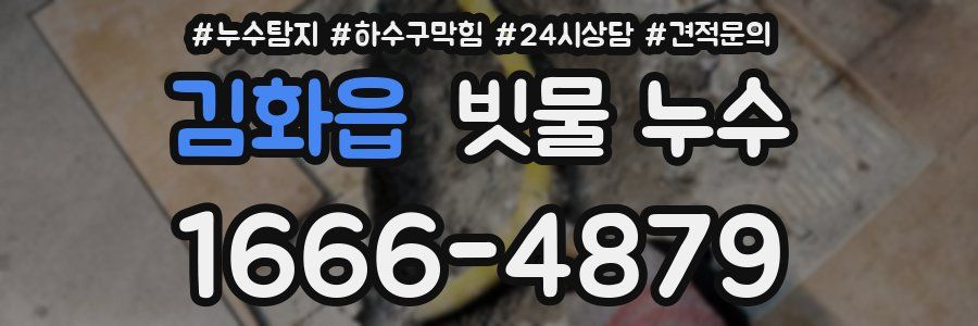 김화읍 빗물 누수