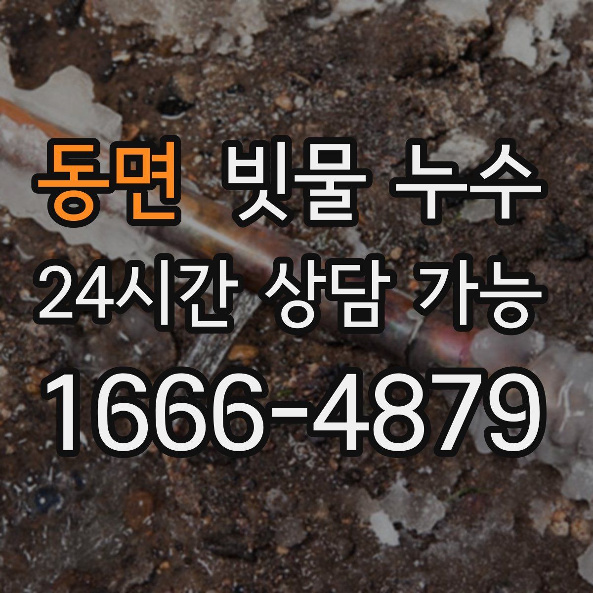 동면 빗물 누수