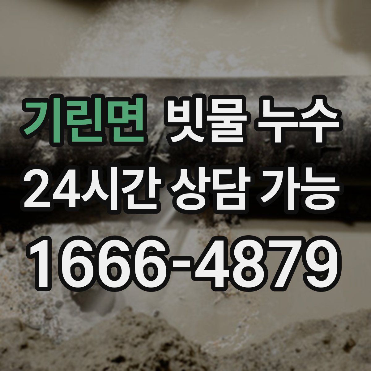 기린면 빗물 누수