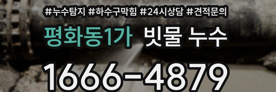 평화동1가 빗물 누수