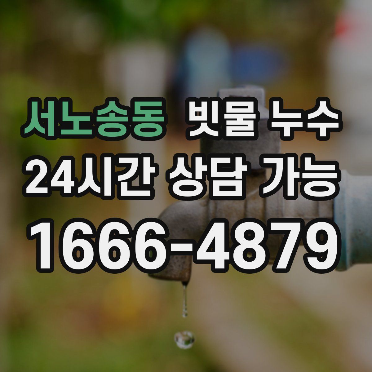 서노송동 빗물 누수