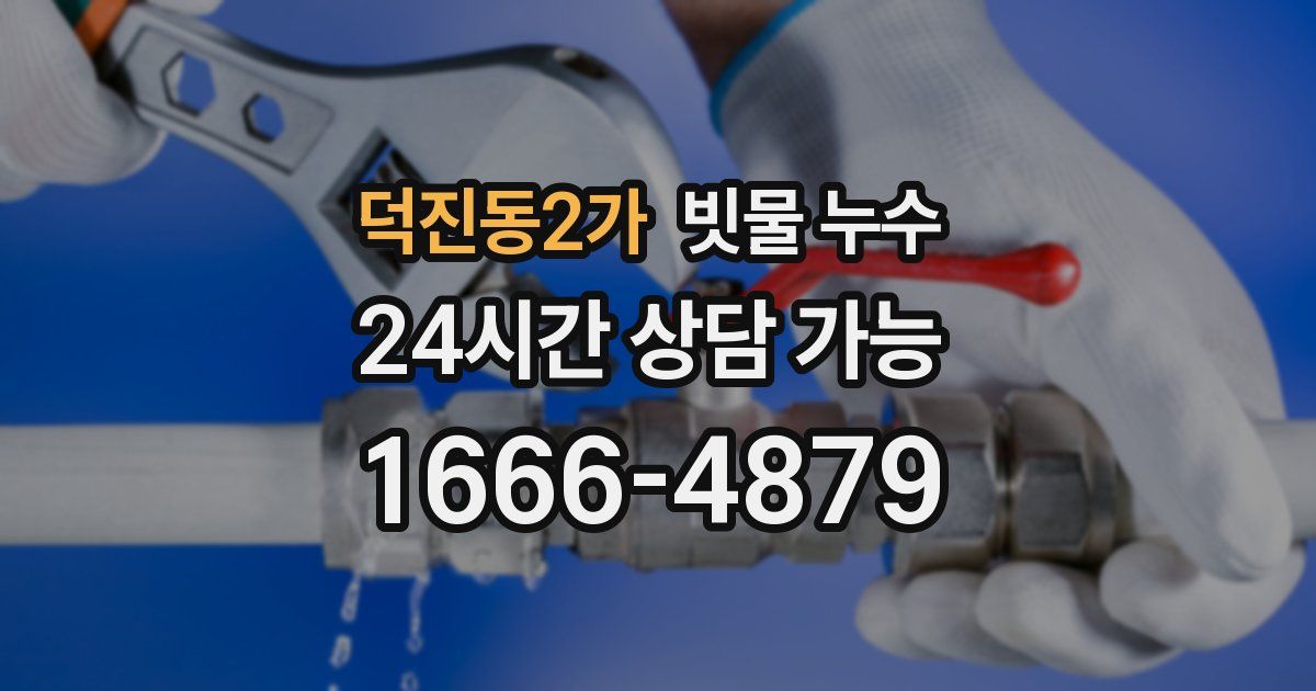 덕진동2가 빗물 누수
