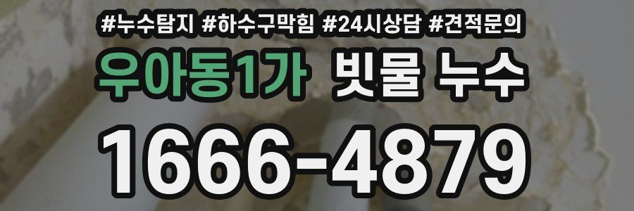 우아동1가 빗물 누수