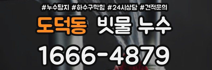 도덕동 빗물 누수