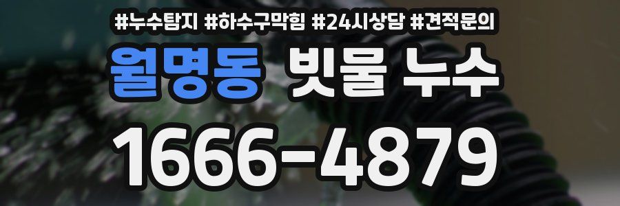 월명동 빗물 누수