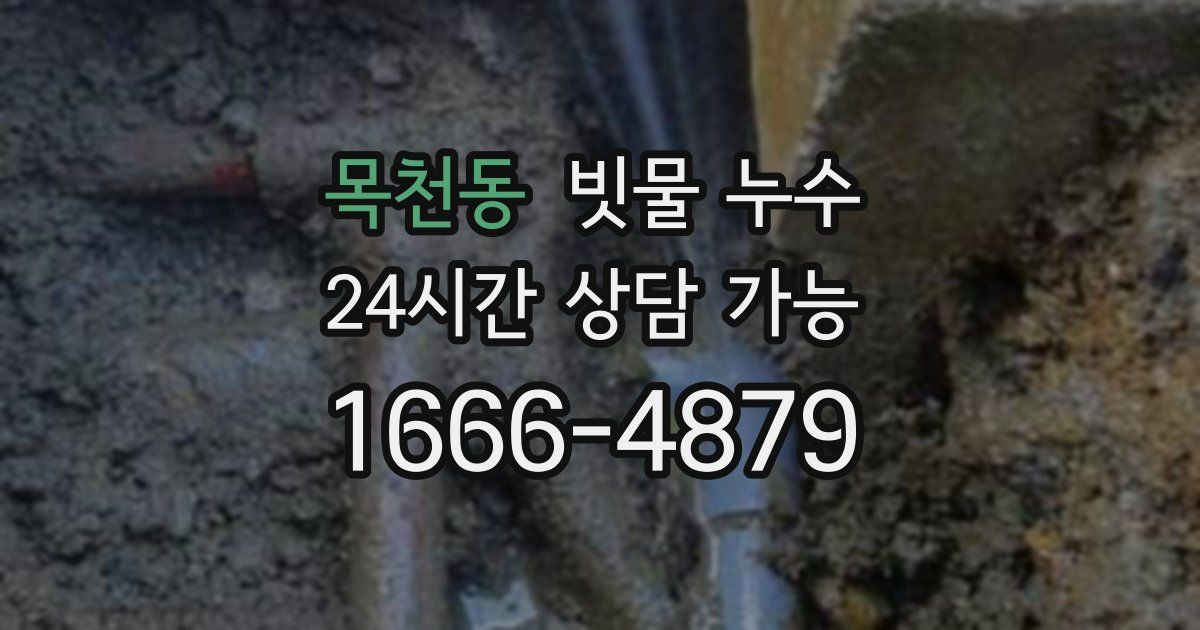 목천동 빗물 누수