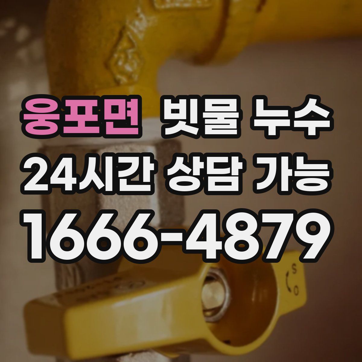 웅포면 빗물 누수