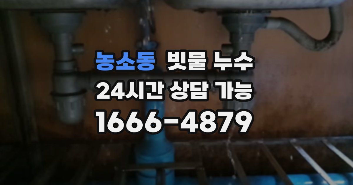농소동 빗물 누수