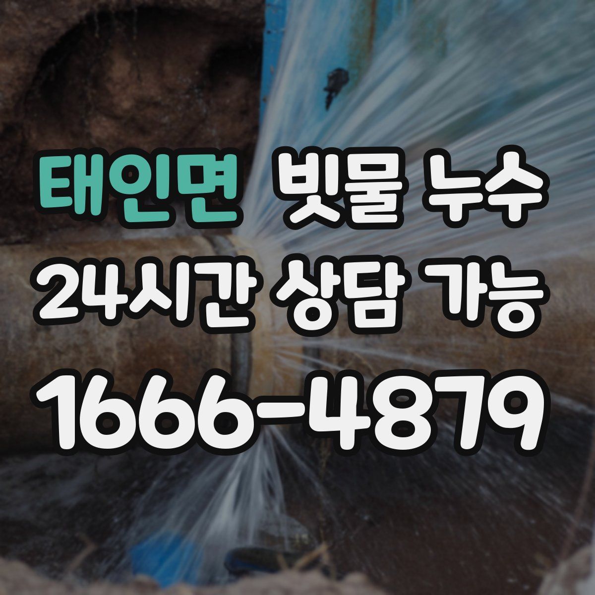 태인면 빗물 누수
