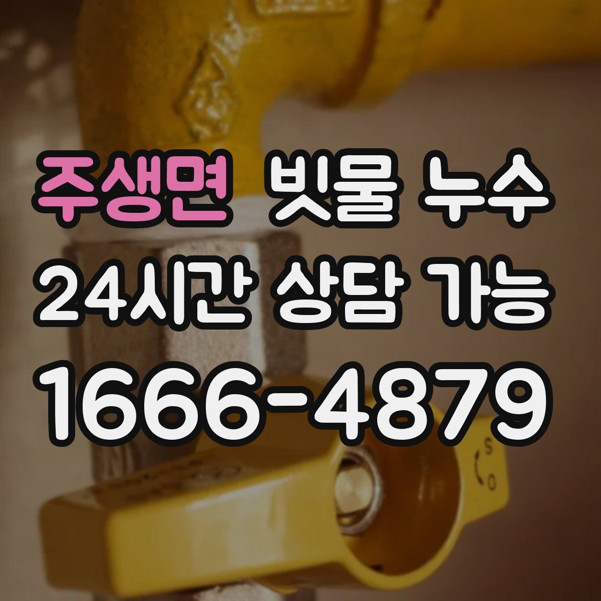 주생면 빗물 누수