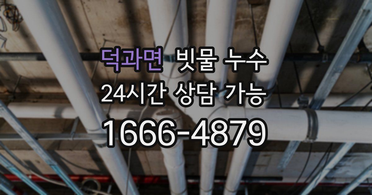 덕과면 빗물 누수