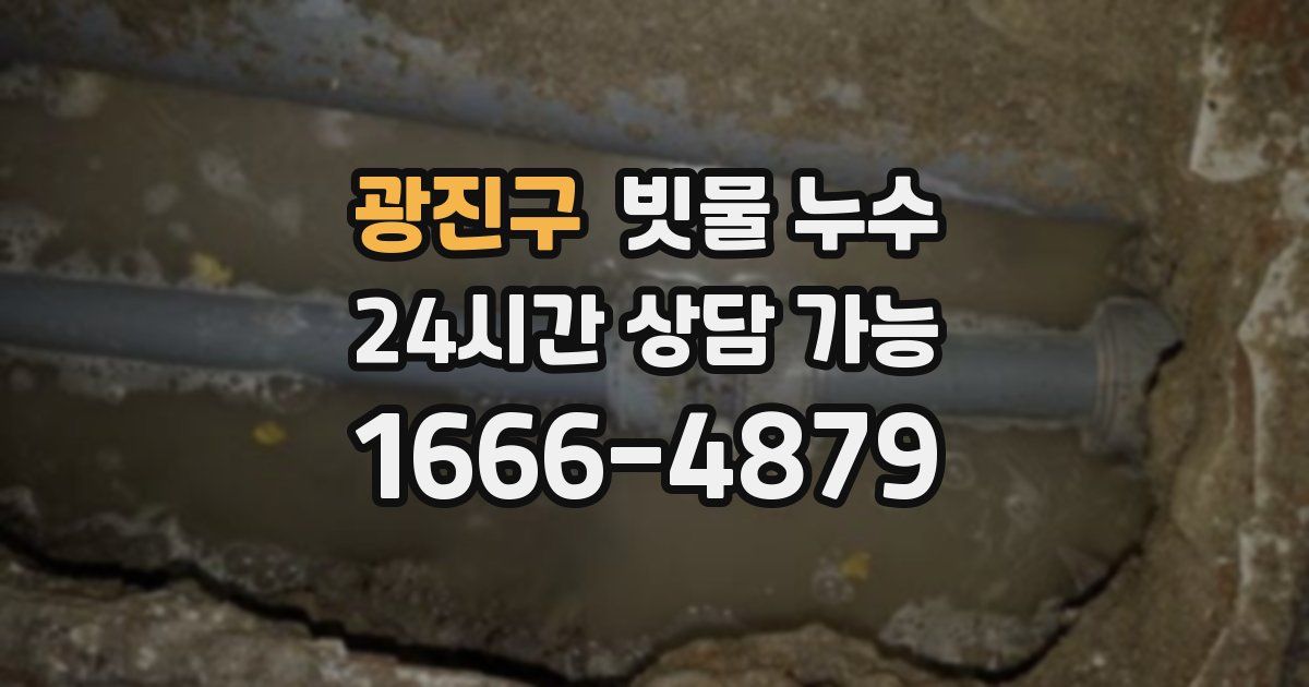 광진구 빗물 누수