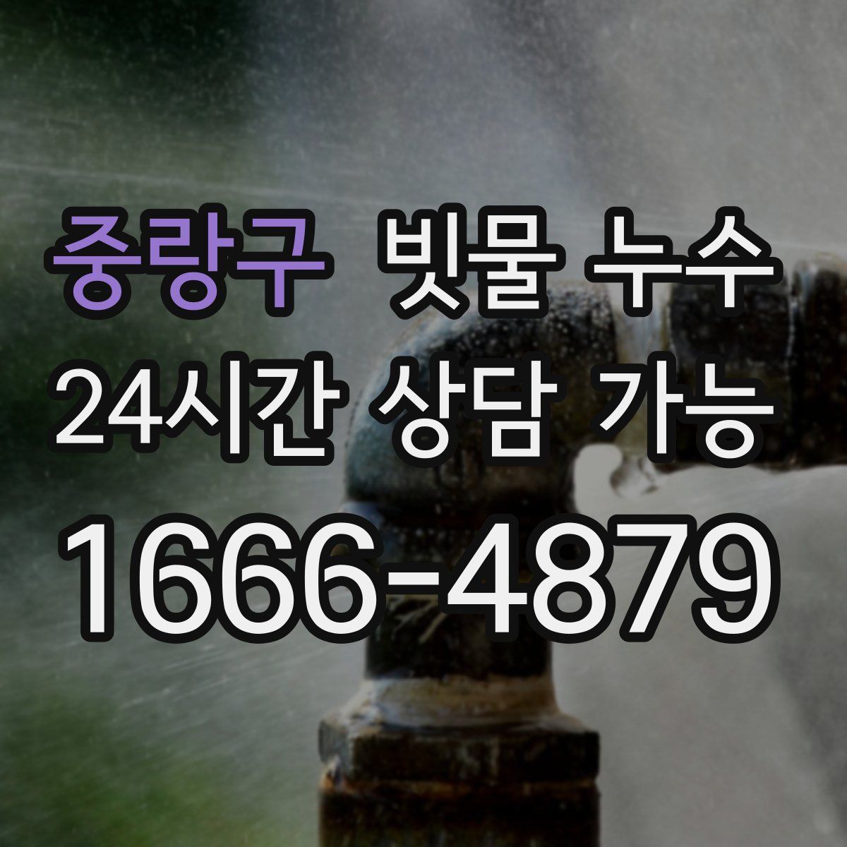중랑구 빗물 누수