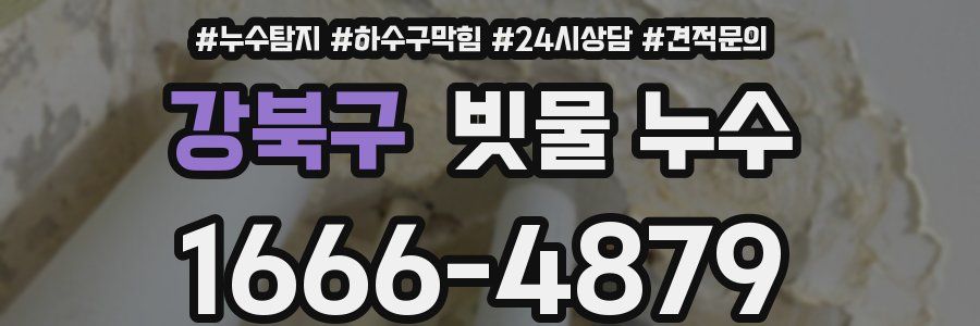 강북구 빗물 누수