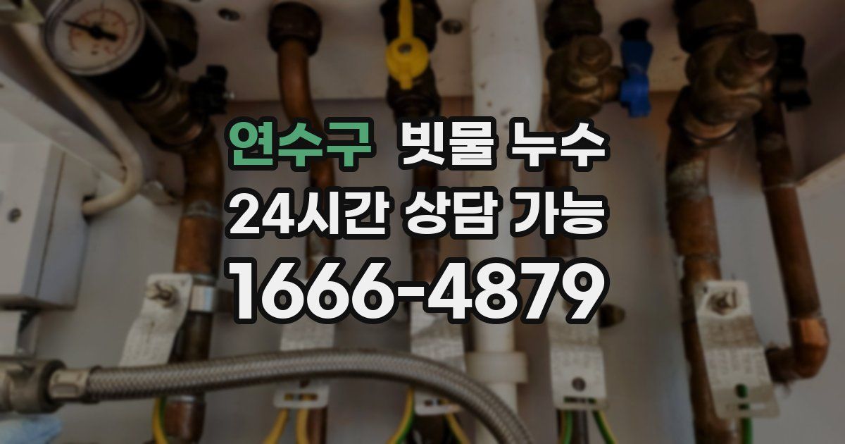 연수구 빗물 누수