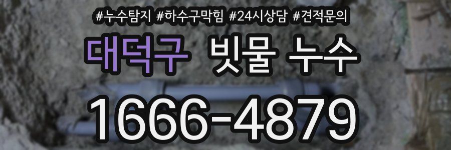 대덕구 빗물 누수