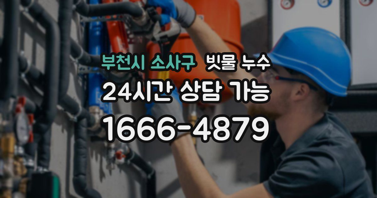 부천시 소사구 빗물 누수