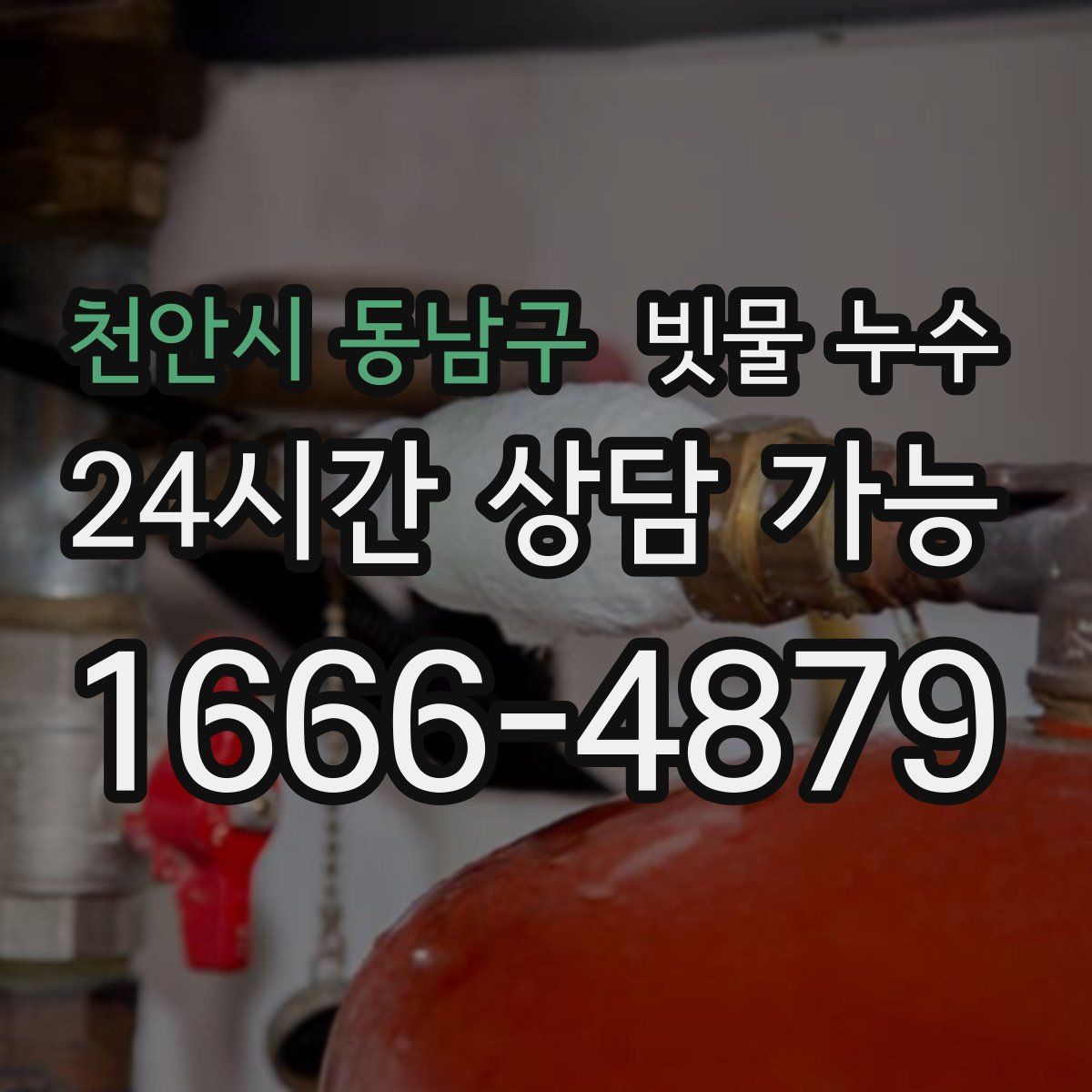 천안시 동남구 빗물 누수