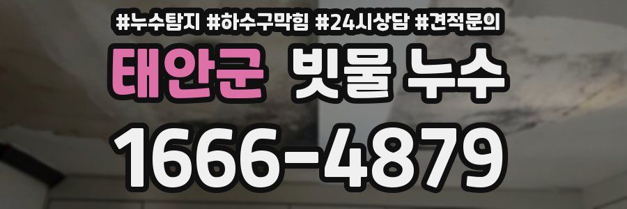 태안군 빗물 누수