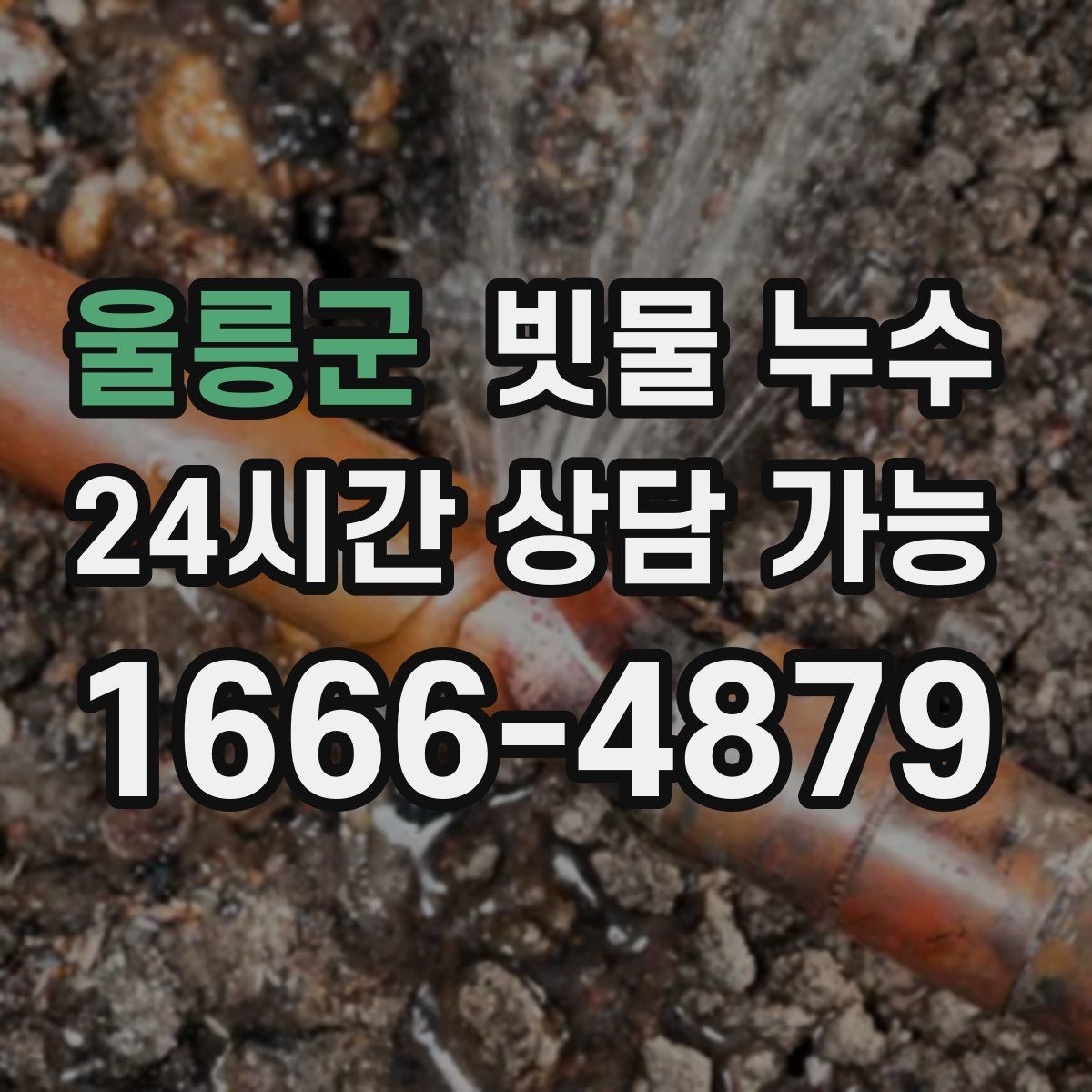 울릉군 빗물 누수