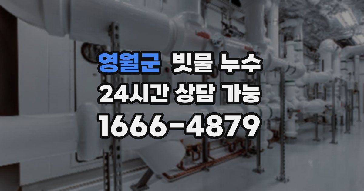 영월군 빗물 누수