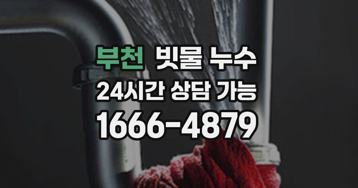 부천 빗물 누수