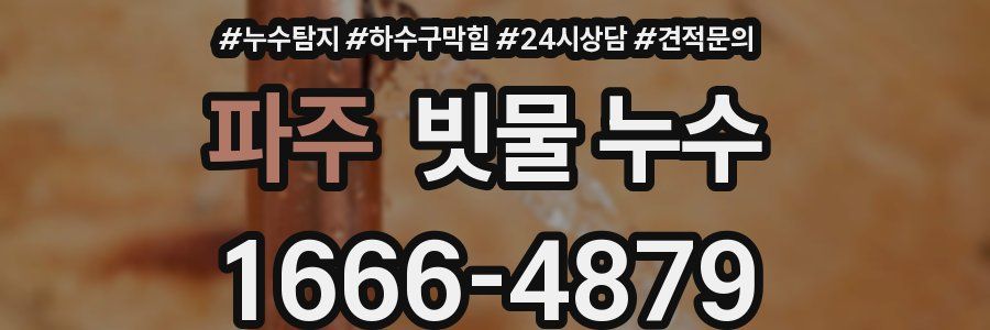 파주 빗물 누수