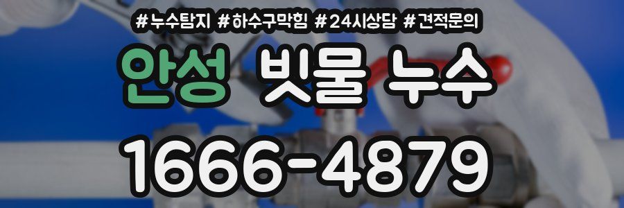 안성 빗물 누수