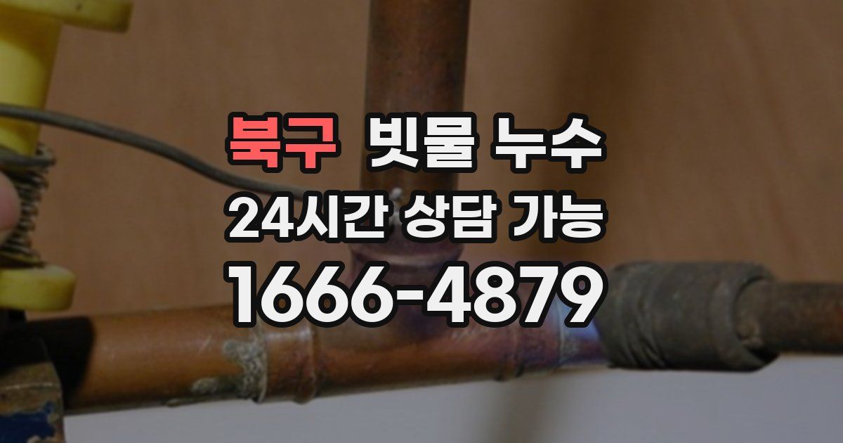 북구 빗물 누수
