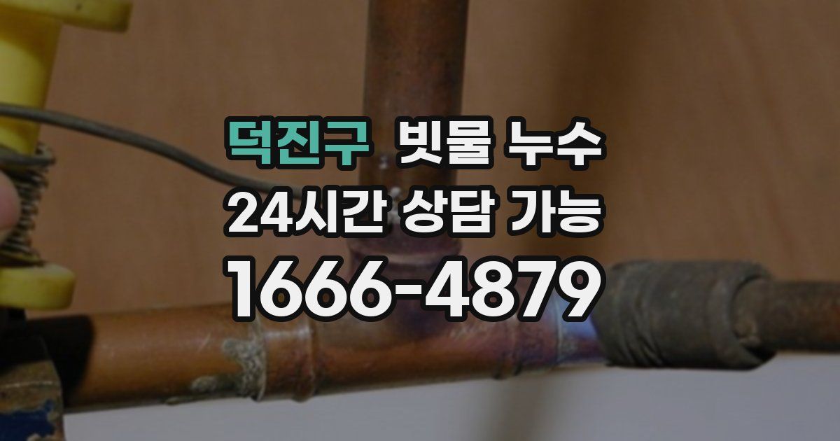 덕진구 빗물 누수