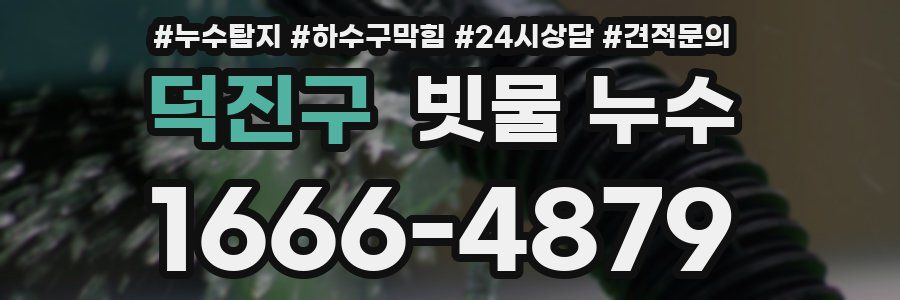 덕진구 빗물 누수