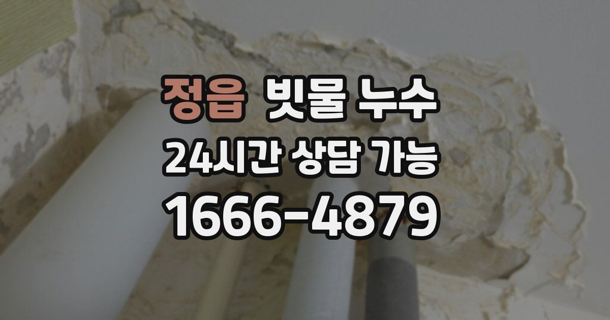 정읍 빗물 누수