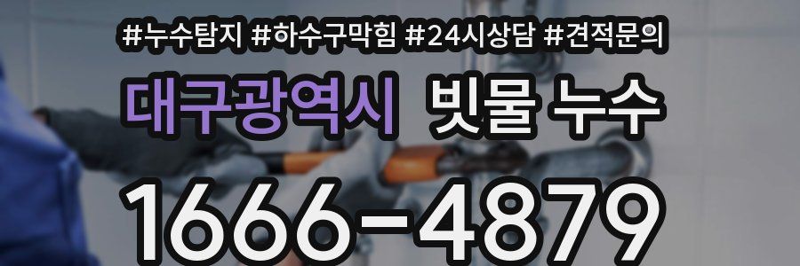 대구광역시 빗물 누수