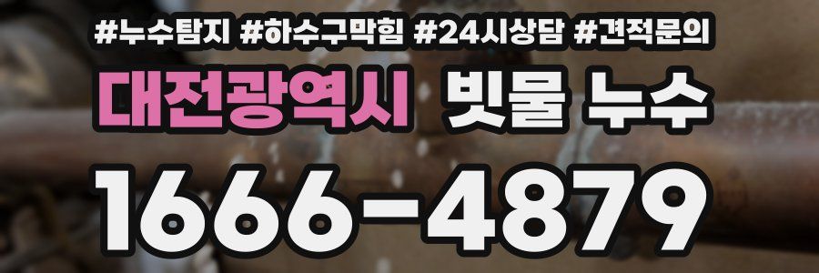 대전광역시 빗물 누수