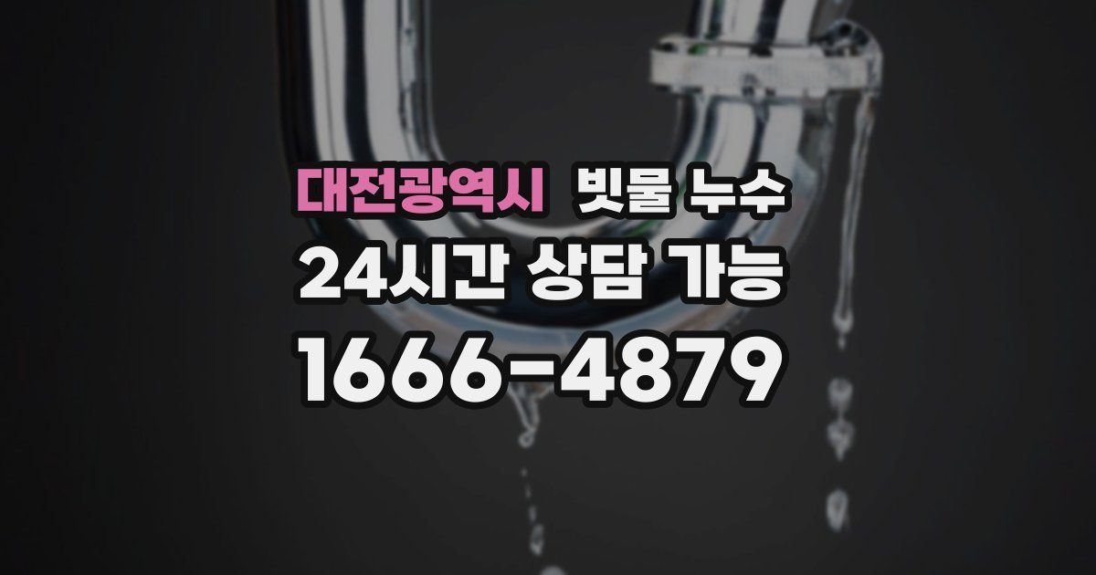 대전광역시 빗물 누수