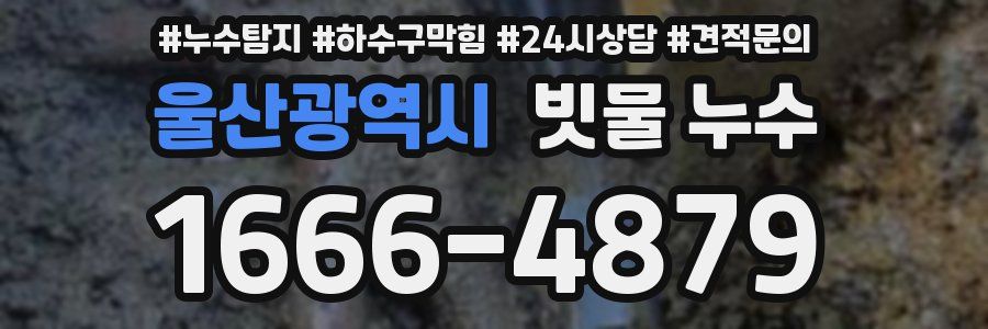 울산광역시 빗물 누수
